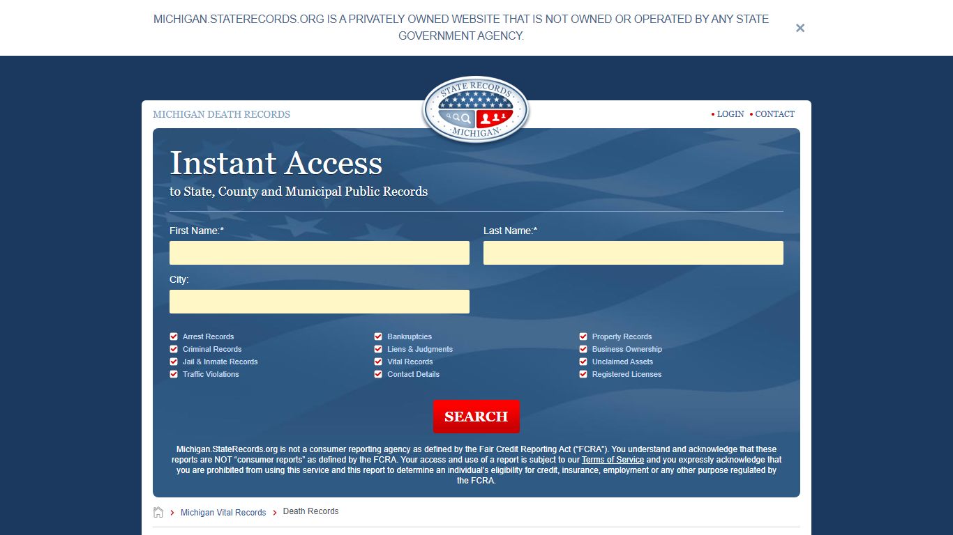 How to Find Michigan Death Records | StateRecords.org